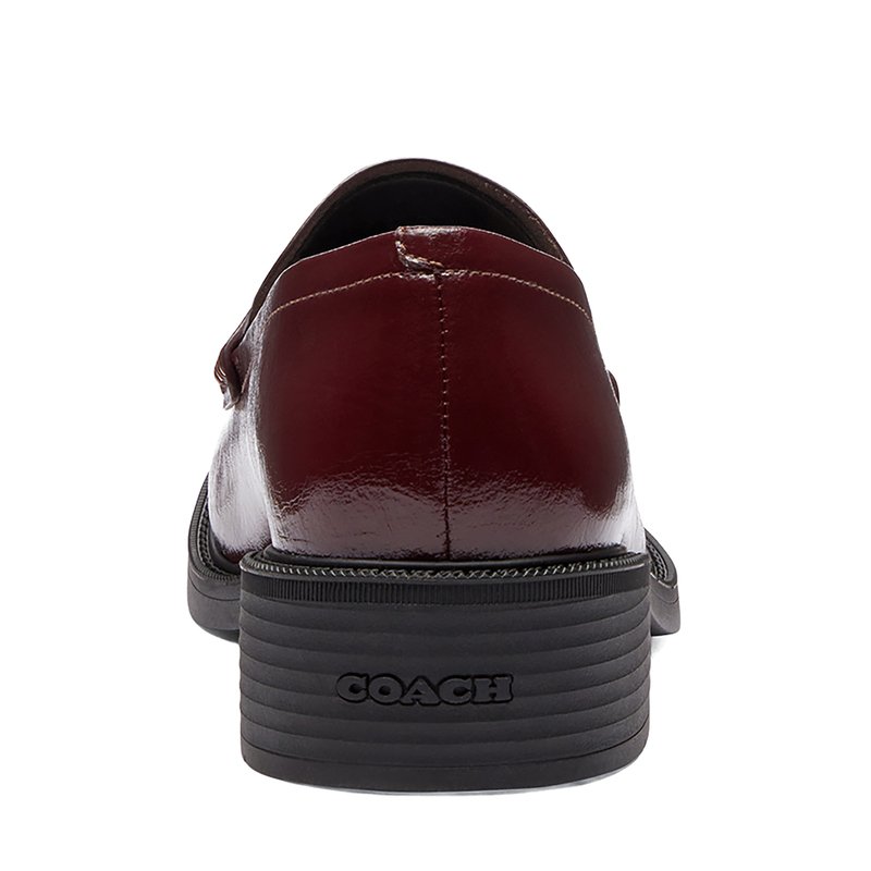 Coach Women's Glazed Leather Penny Loafer 3 Coach Women's Glazed Leather Penny Loafer