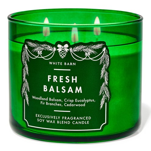 Bath & Body Works Fresh Balsam 3-Wick Candle