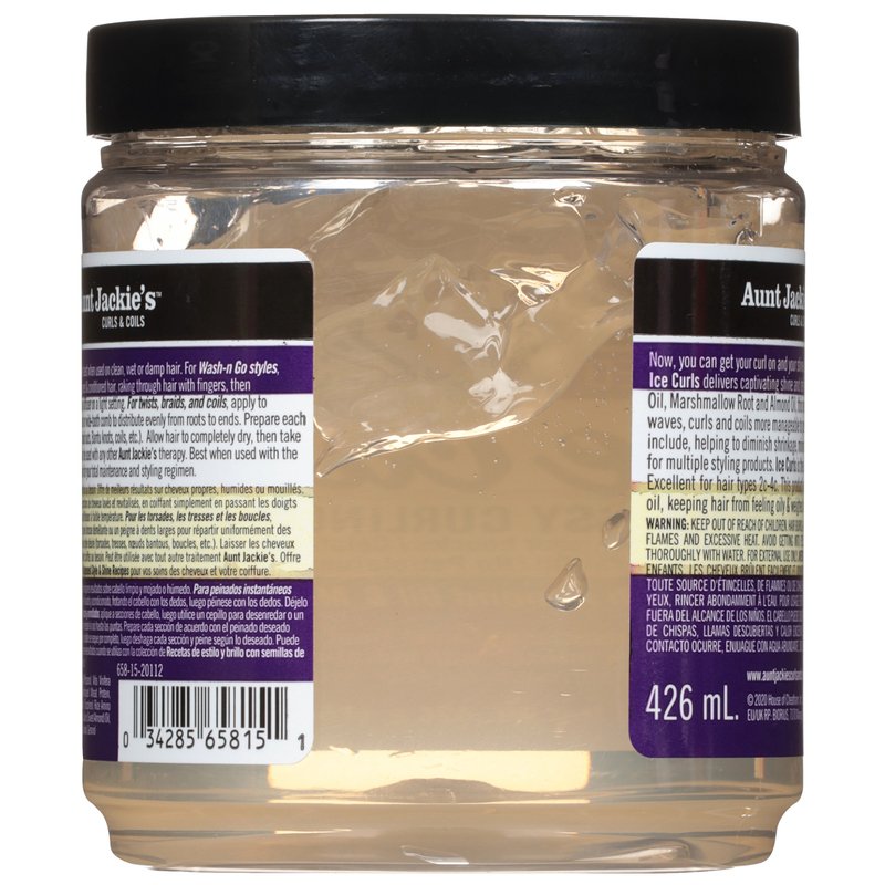 Aunt Jackie Grape Ice Curls Jelly 15oz