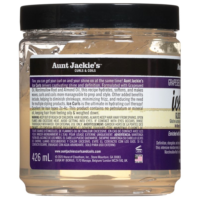 Aunt Jackie Grape Ice Curls Jelly 15oz