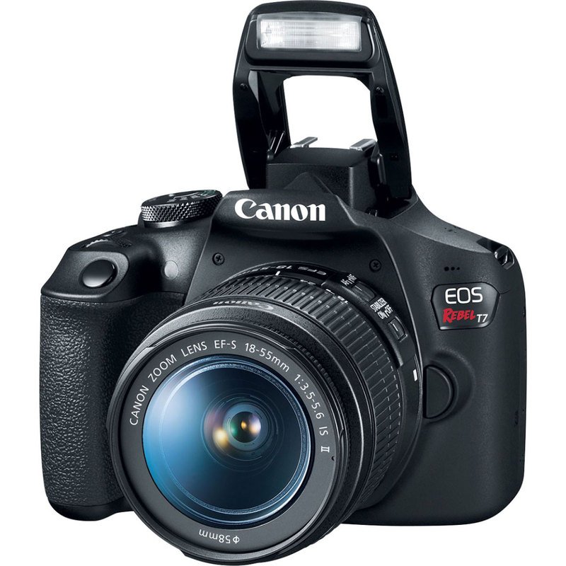 Canon EOS Rebel T7 DSLR Camera with 18-55mm Lens