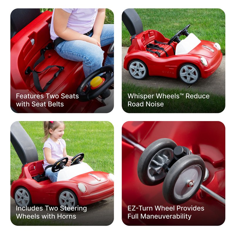 Step2 Side-by-Side Push Around Roadster Ride On