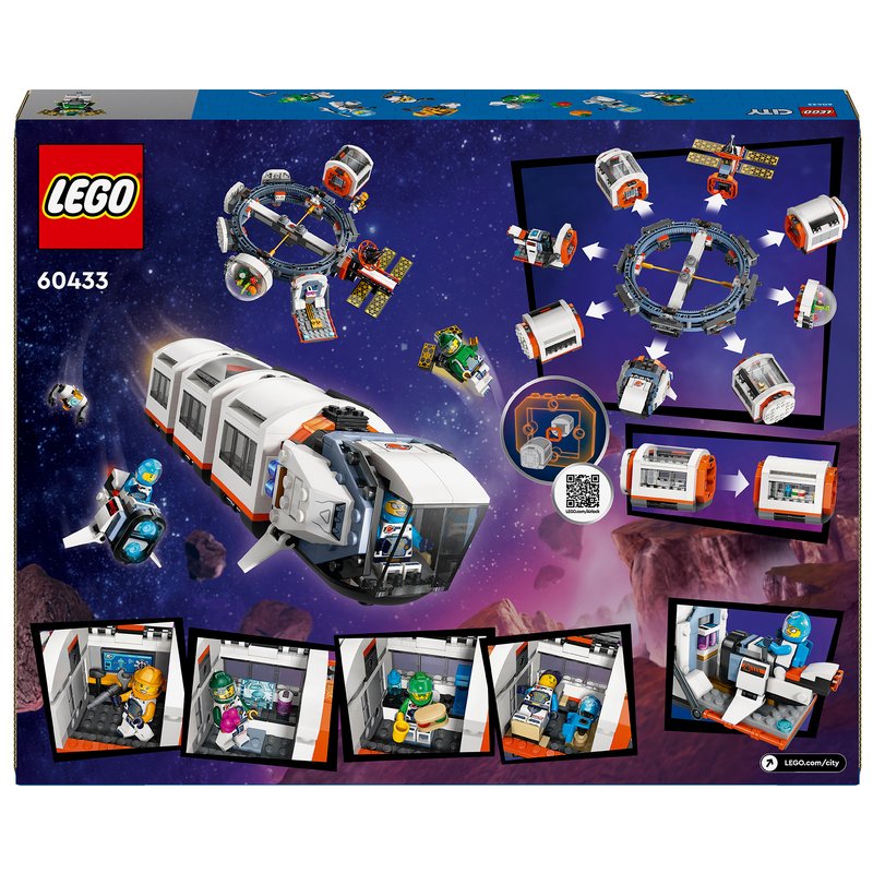 LEGO City Space Modular Space Station Building Set (60433)