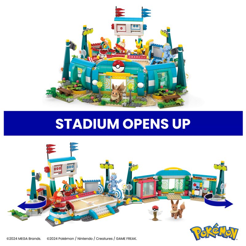 Mega Bloks Pokemon Training Stadium Building Set