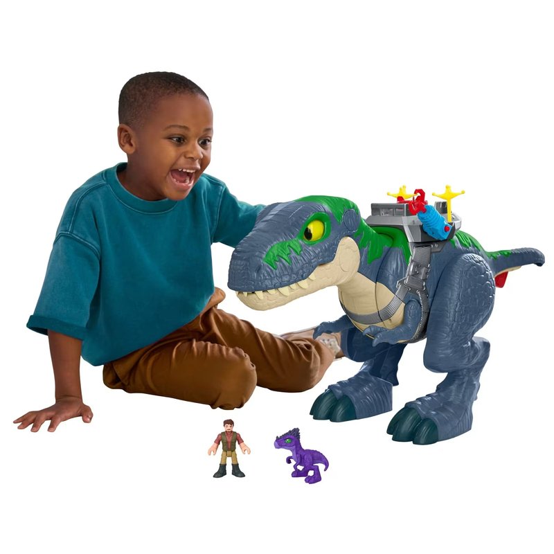 Imaginext Jurrasic World Chomp And Eat Mega Mouth T-Rex, 5-Pieces 3 Imaginext Jurrasic World Chomp And Eat Mega Mouth T-Rex, 5-Pieces