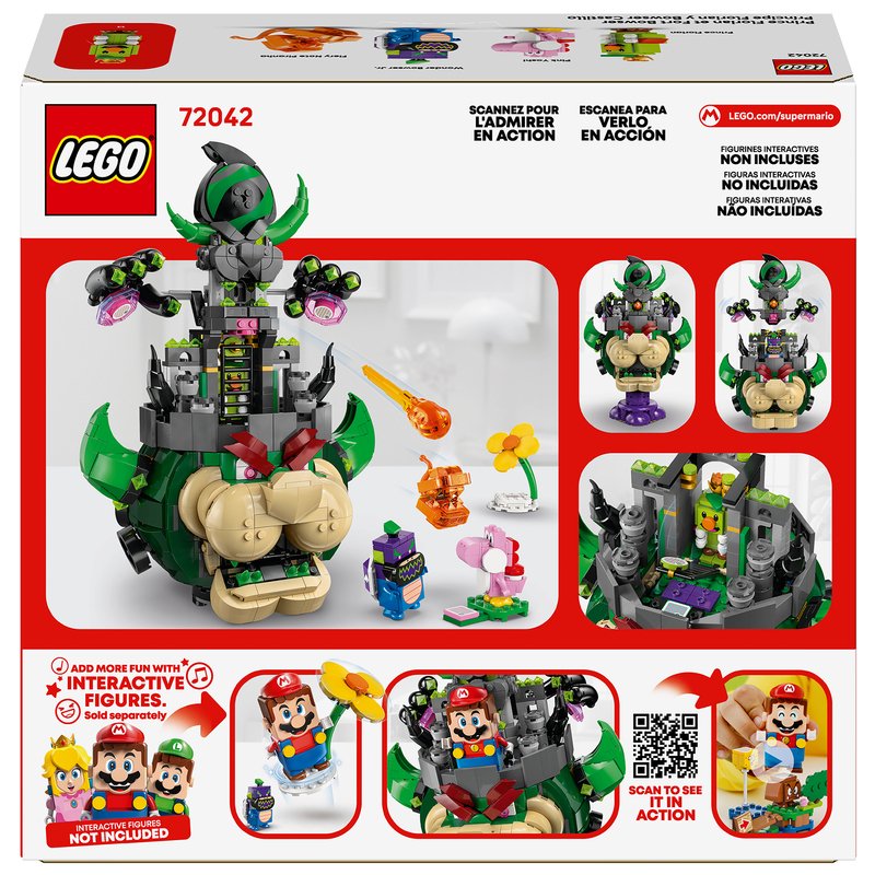 LEGO Super Mario Prince Florian & Castle Bowser Building Set (72042)