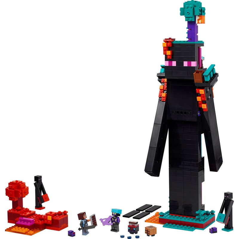 LEGO Minecraft The Enderman Tower Building Set (21279)