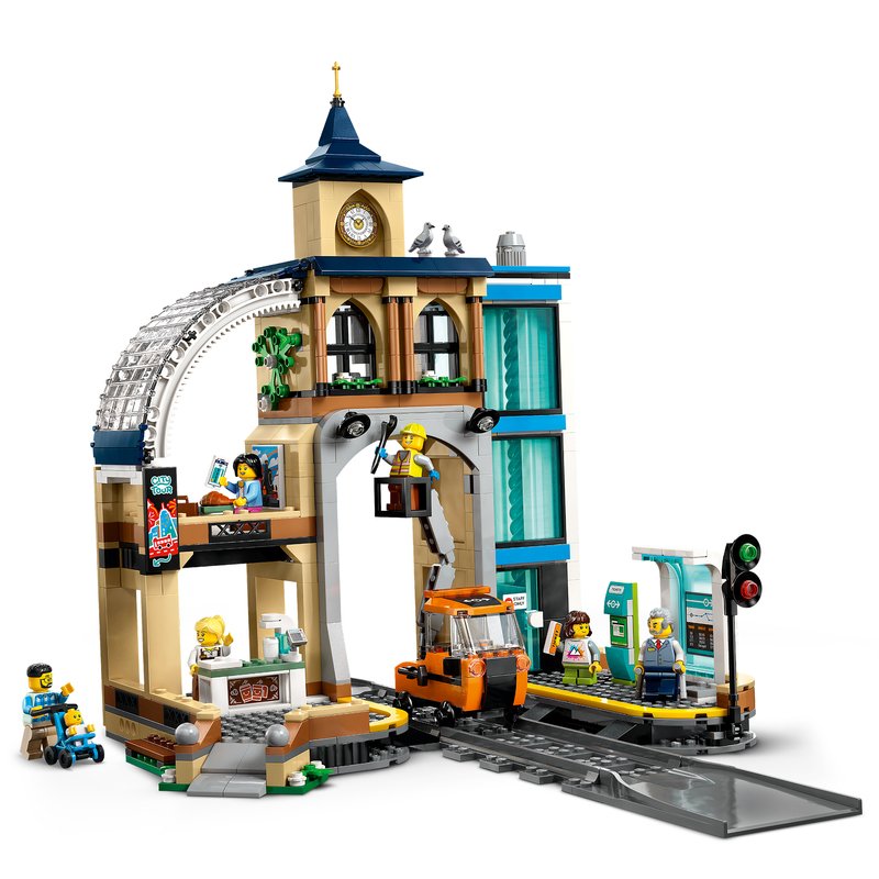 LEGO City Central Train Station Building Set (60469)