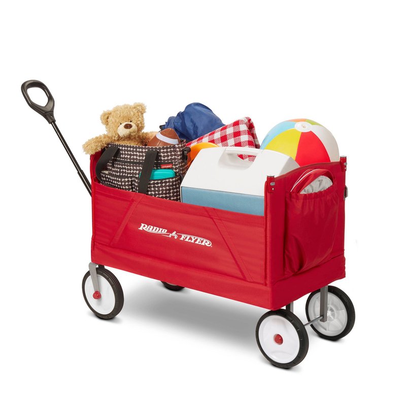 Radio Flyer 3-in-1 EZ Fold Wagon with Canopy