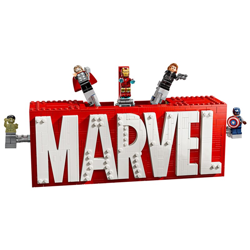 LEGO Marvel MARVEL Logo Minifigures Building Set 76313