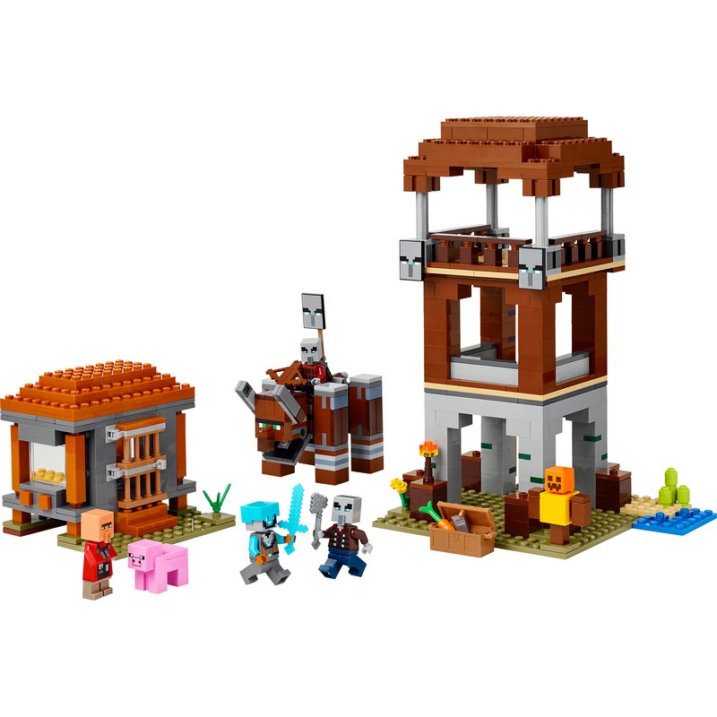 LEGO Minecraft The Pillager Outpost and Ravager Building Set (21278)