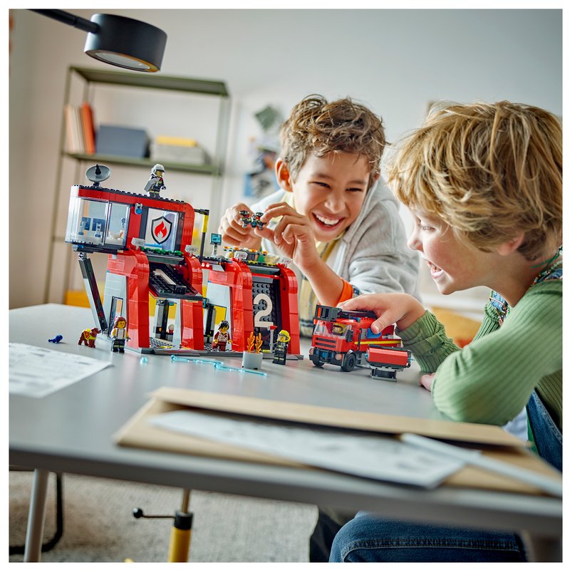LEGO City Fire Station with Fire Truck Building Set (60414) 3 LEGO City Fire Station with Fire Truck Building Set (60414)