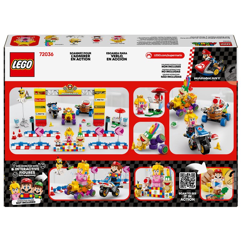 LEGO Super Mario Kart Baby Peach & Grand Prix Building Set (72036)