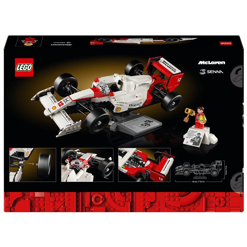 LEGO Icons McLaren MP4/4 & Ayrton Senna Building Set (10330)