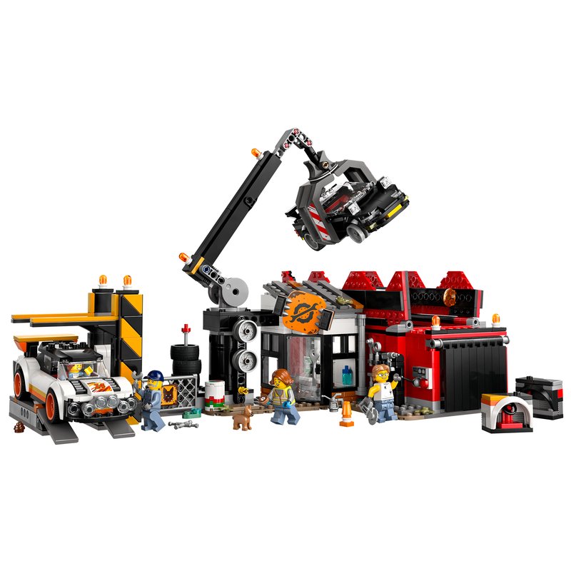 LEGO City Scrapyard with Cars Building Set (60472)