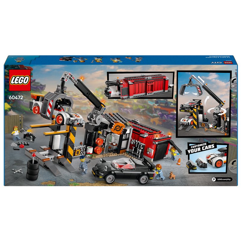 LEGO City Scrapyard with Cars Building Set (60472)