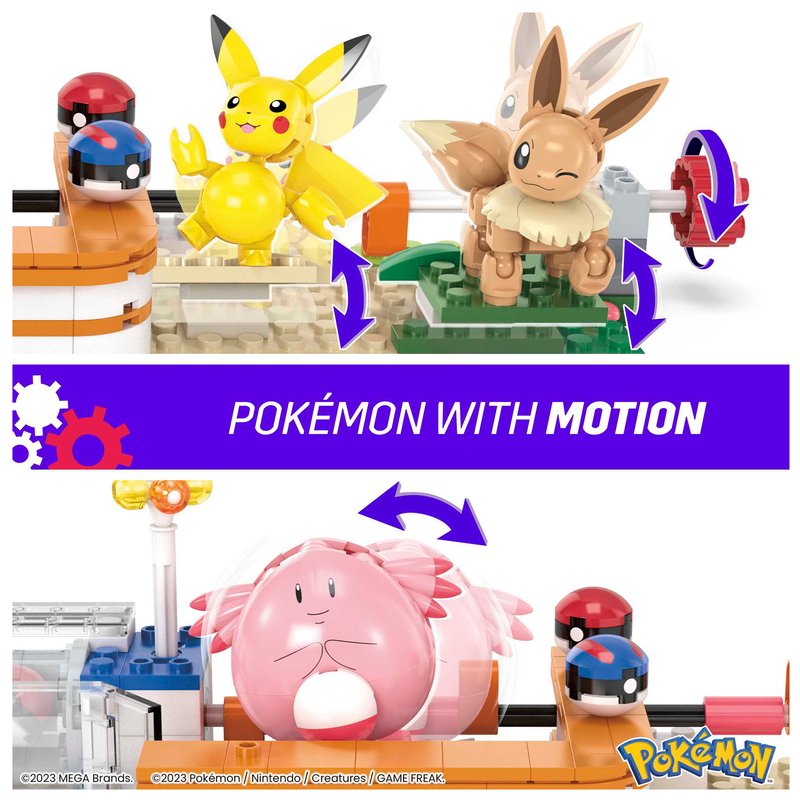 MEGA Pokemon Forest Pokemon Center Building Set