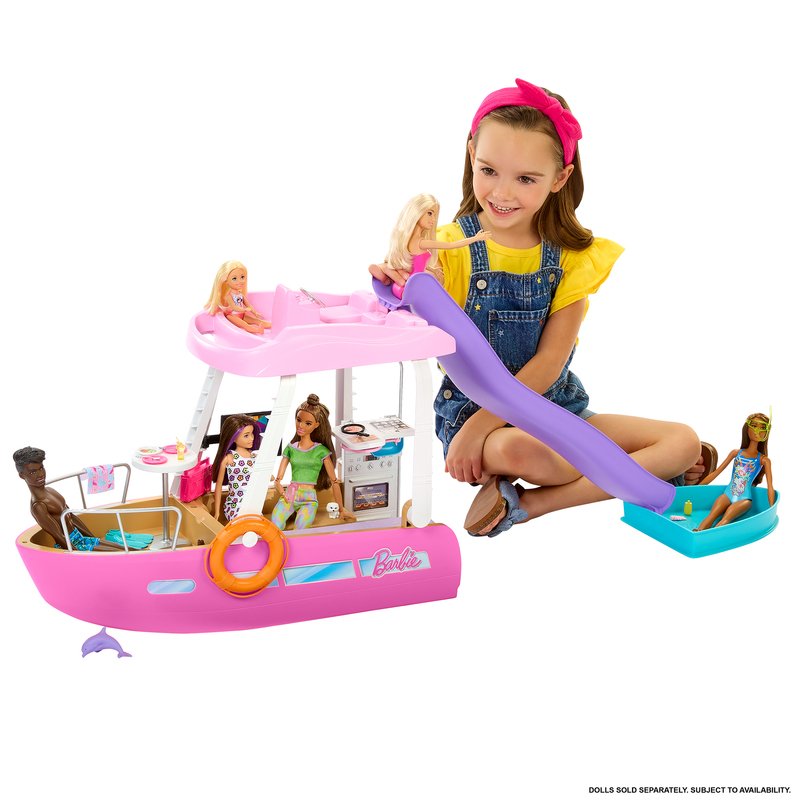 Barbie Boat with Pool and Slide 3 Barbie Boat with Pool and Slide