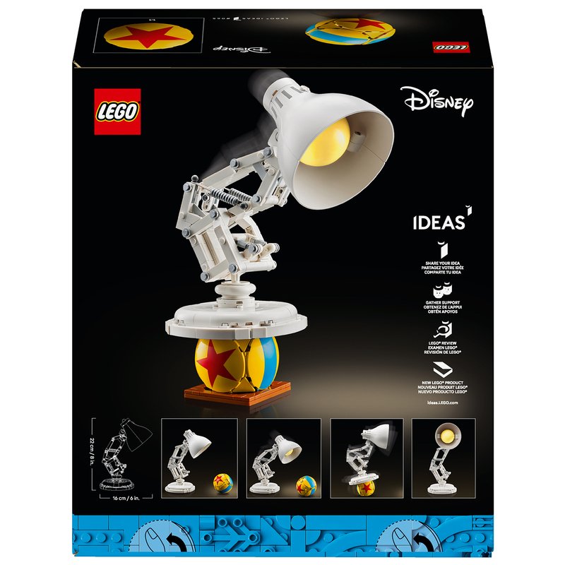 LEGO Ideas Disney Pixar Luxo Jr. Building Set (21357)