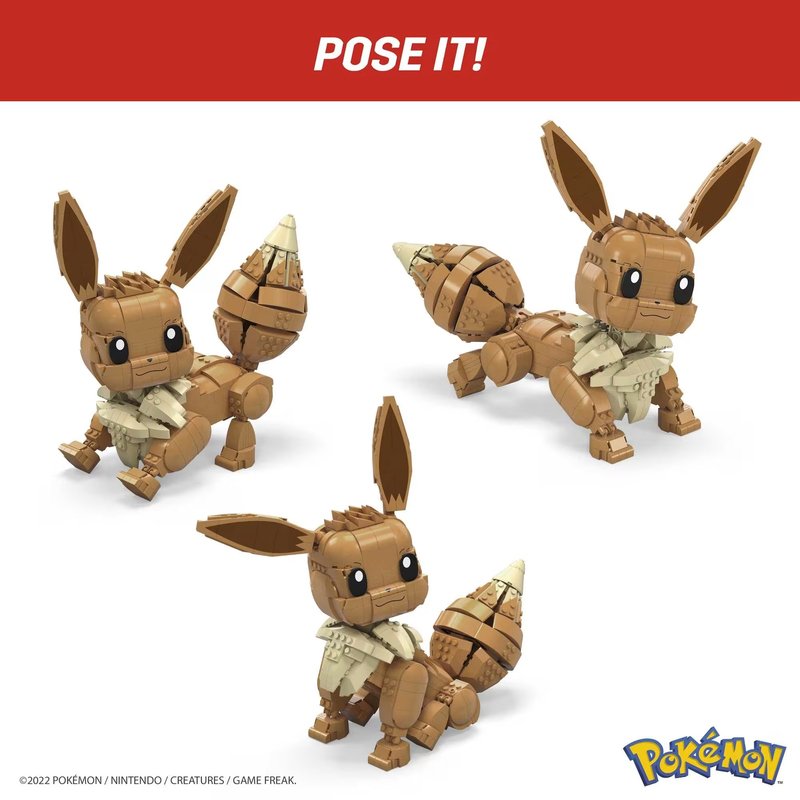 MEGA Construx Pokemon Jumbo Eevee Buildable Set