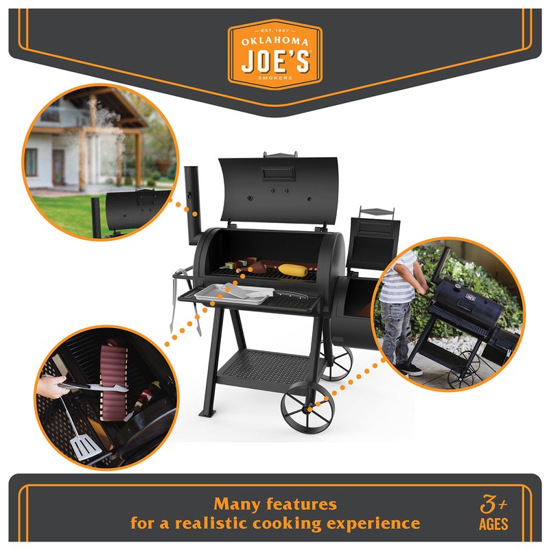Oklahoma Joes Kids Toy Smoker Set 3 Oklahoma Joes Kids Toy Smoker Set