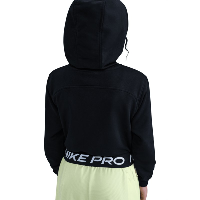 Nike Big Girls' Pro Essential Fleece Zull Zip Hoodie