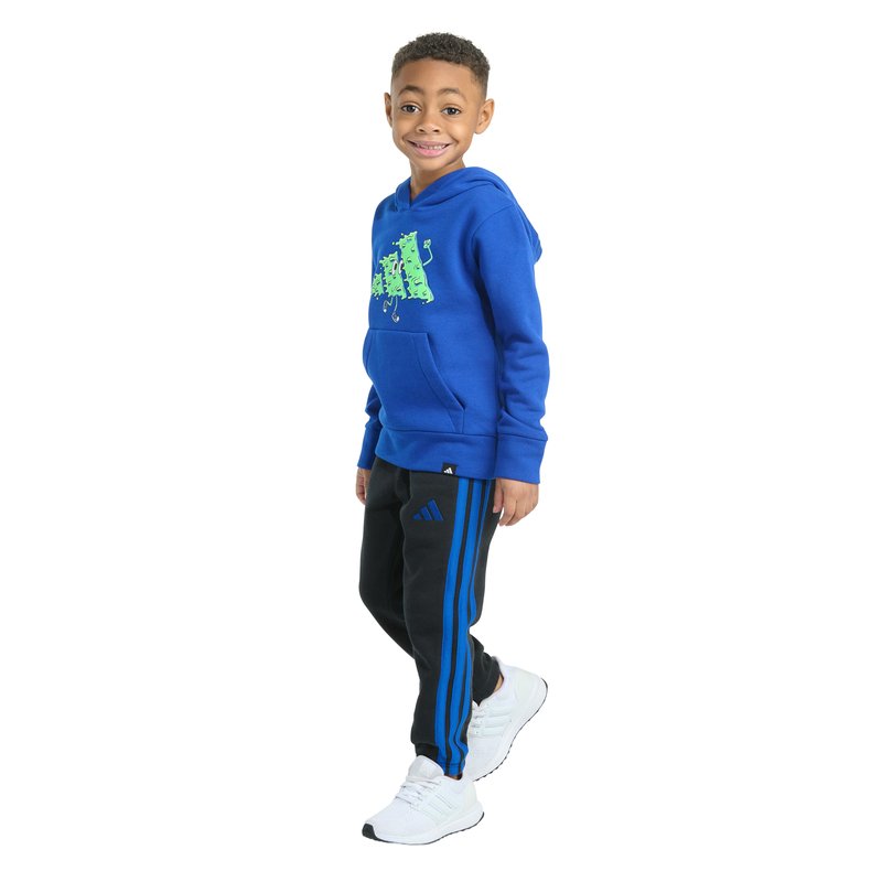 Adidas Toddler Boys' Graphic Fleece Pullover Jogger Set