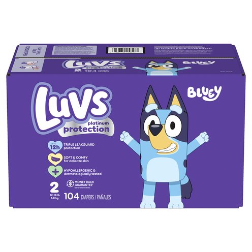 Luvs Platinum Diapers Big Pack Size 2