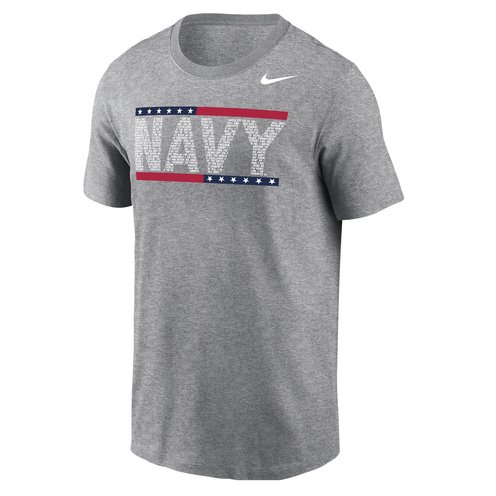 Nike Men's Navy Stars and Bars Core Cotton Tee