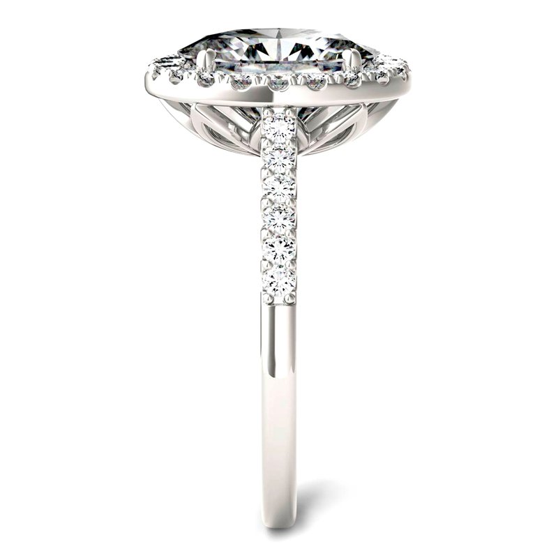 Charles & Colvard Forever Bright 3 1/2 cttw Moissanite Halo Engagement Ring 3 Charles & Colvard Forever Bright 3 1/2 cttw Moissanite Halo Engagement Ring