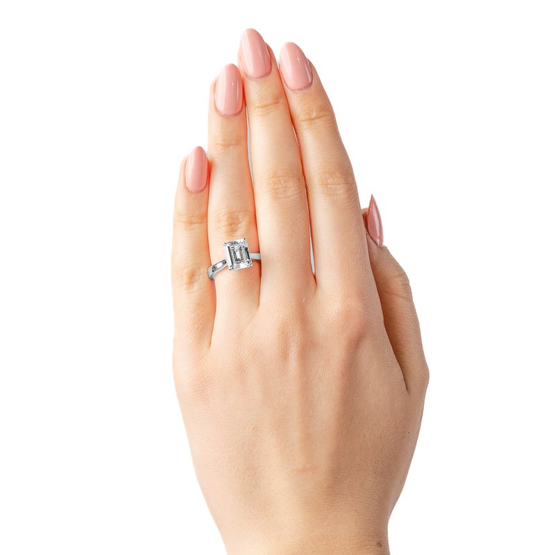 Charles & Colvard Forever Bright 3 1/2 cttw Moissanite Solitaire Ring