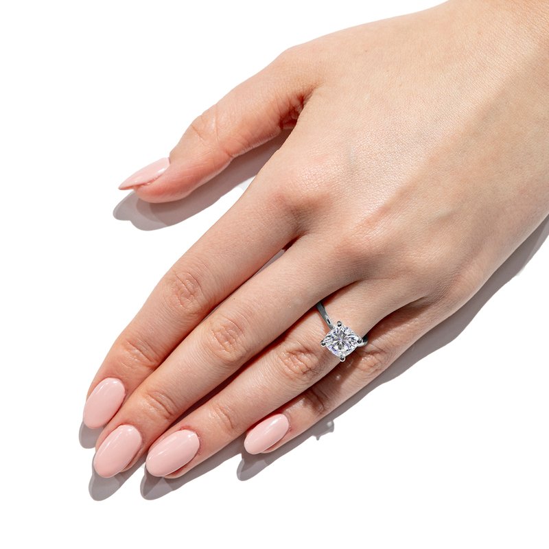 Charles & Colvard Forever Bright 3 1/3 cttw Moissanite Solitaire Ring