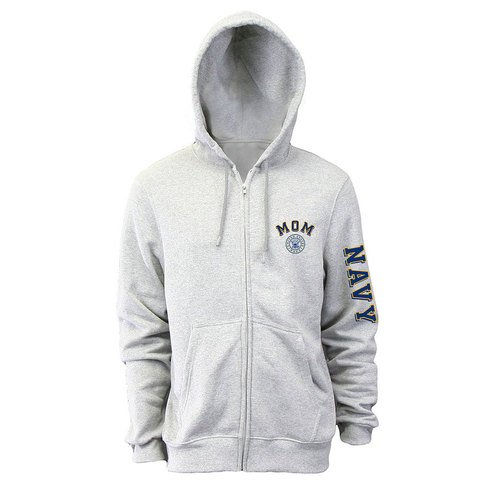 Navy Pride Women's USN Mom Fleece Full-Zip Hoodie
